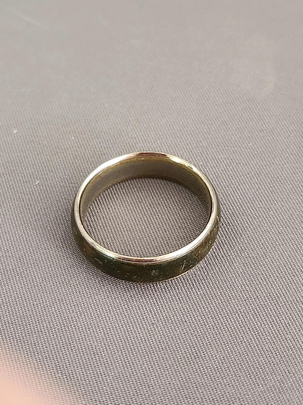 Unique Leather Wrapped Silver Band Ring